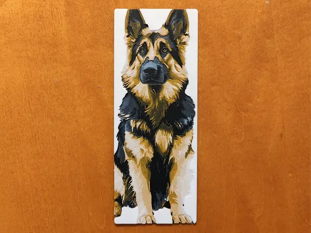 HueForge model: German Shepherd Bookmark - Hueforge by Sarge