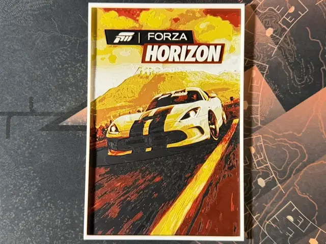 HueForge model: Forza Horizon - HueForge Game by ZorPrime7
