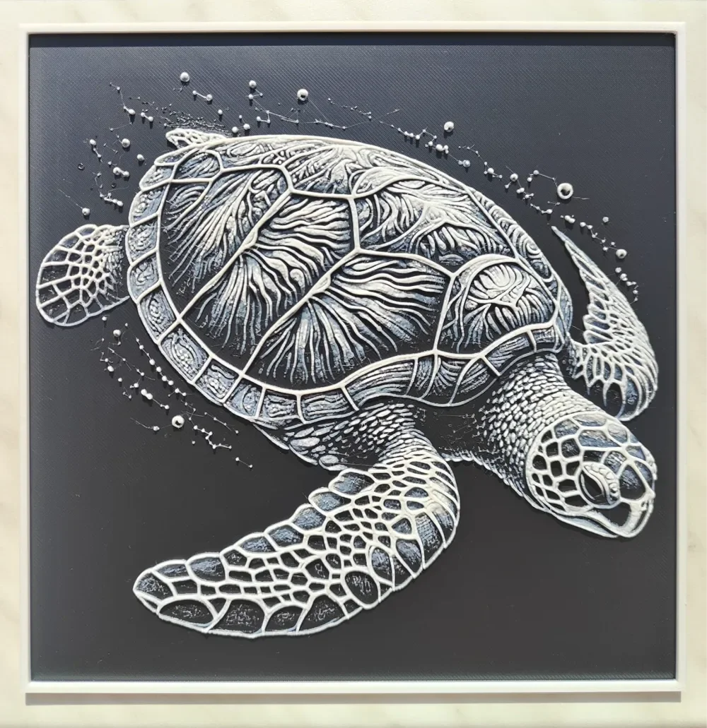 Turtle - Hueforge by BeaN HueForge model: Turtle - Hueforge by BeaN