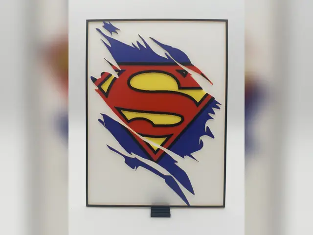 Superman Torn Shield HueForge Print