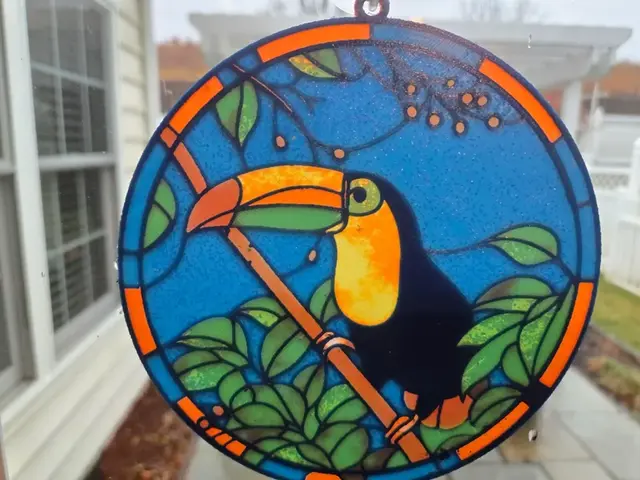 HueForge model: Toucan in a Stained-glass Style by tlavedas