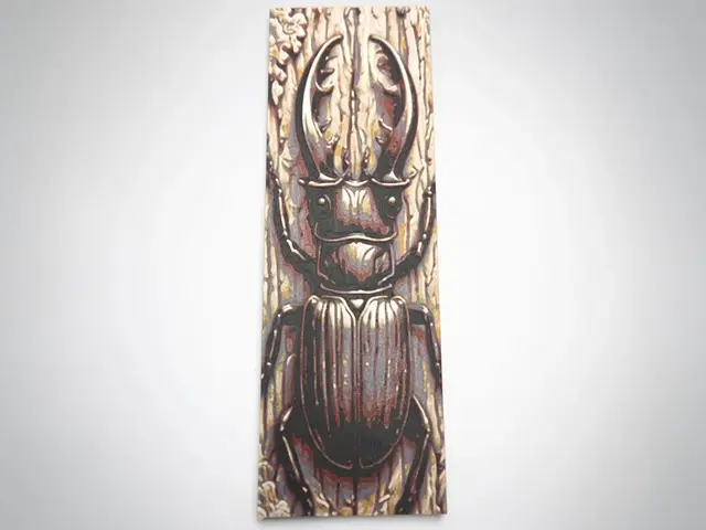 Beetle 50mm by 150mm Bookmark