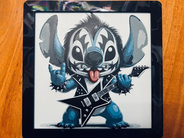 HueForge model: Stitch Dressed as Rock Star by JustBe 3D Printing