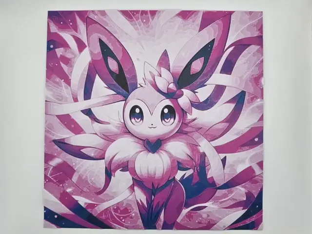 HueForge model: Sylveon Pokemon by Kactus Fpv