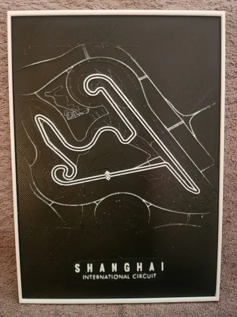 HueForge model: Shanghai International Circuit F1 – HueForge by keko