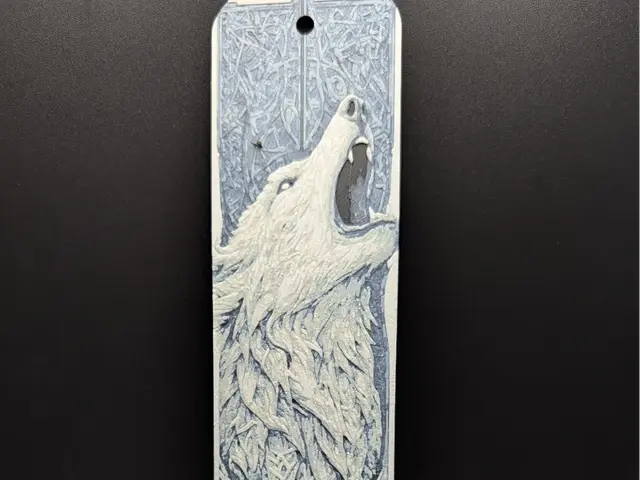 HueForge model: Dire Wolf Hueforge Bookmark by the_bearded_jedi