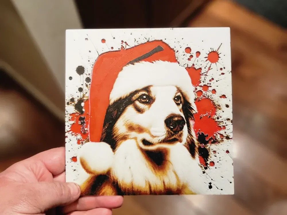 Graffiti Christmas 3Ree Mascot Hueforge by 3Ree Printing HueForge model: Graffiti Christmas 3Ree Mascot Hueforge by 3Ree Printing