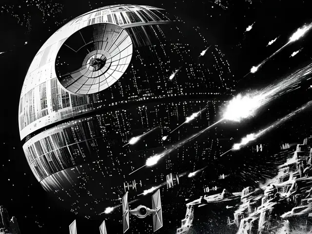 HueForge model: DeathStarBattle Hueforge 200x200 by Krave