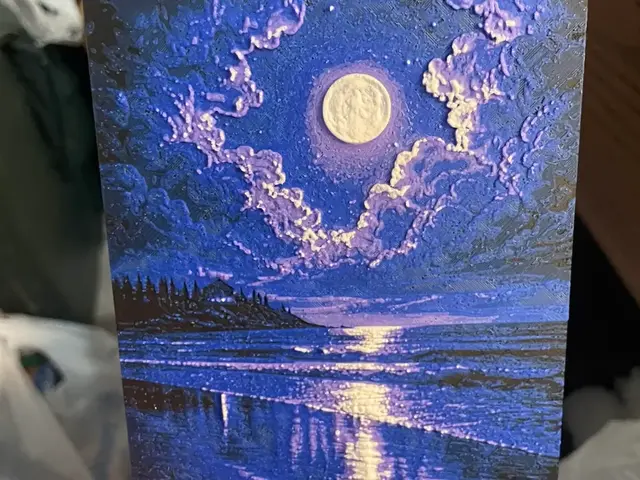 HueForge model: The Beach at Night Hueforge by Advancedtechworldwide