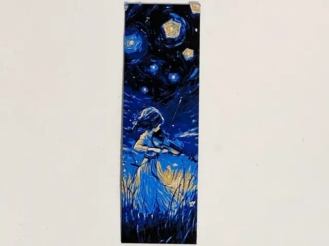 HueForge model: Starry Night Violinist - Bookmark by 3djd