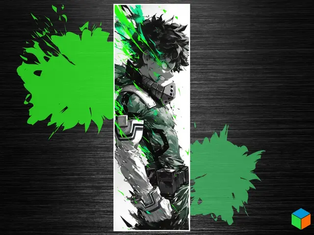 HueForge model: Vigilante Deku - My Hero Academia Bookmark by 3D Prints By Vic