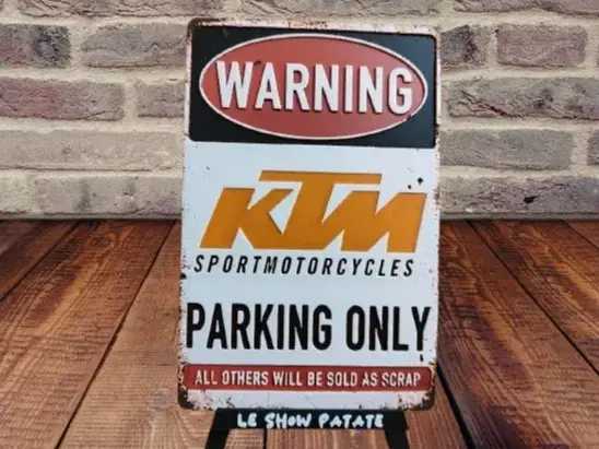HueForge model: Vintage Parking Sign: KTM hueforge by leshowpatate