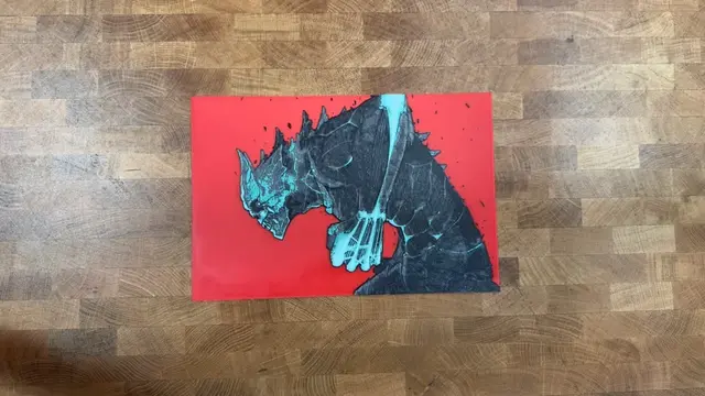 HueForge model: Kaiju #8 Cover Photo - HueForge by Pretty Okay Prints