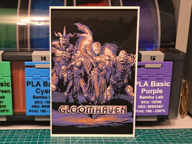 Gloomhaven Game Poster - Hueforge Art