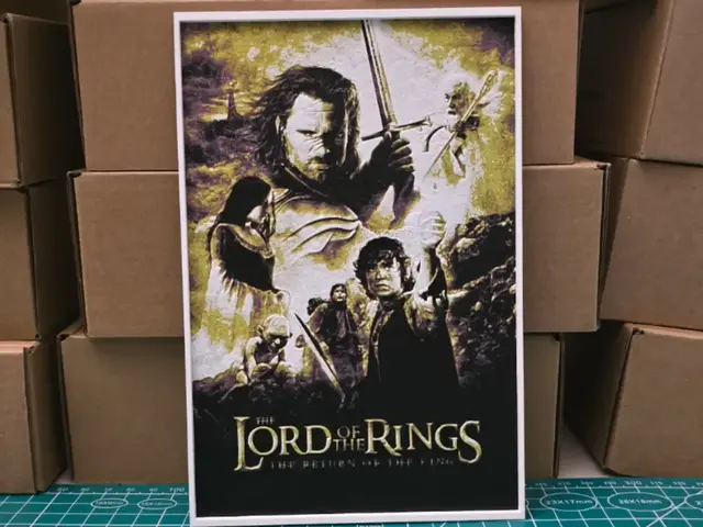 HueForge model: Lord of the Rings Return of the King - Hueforge by Lumpy3D