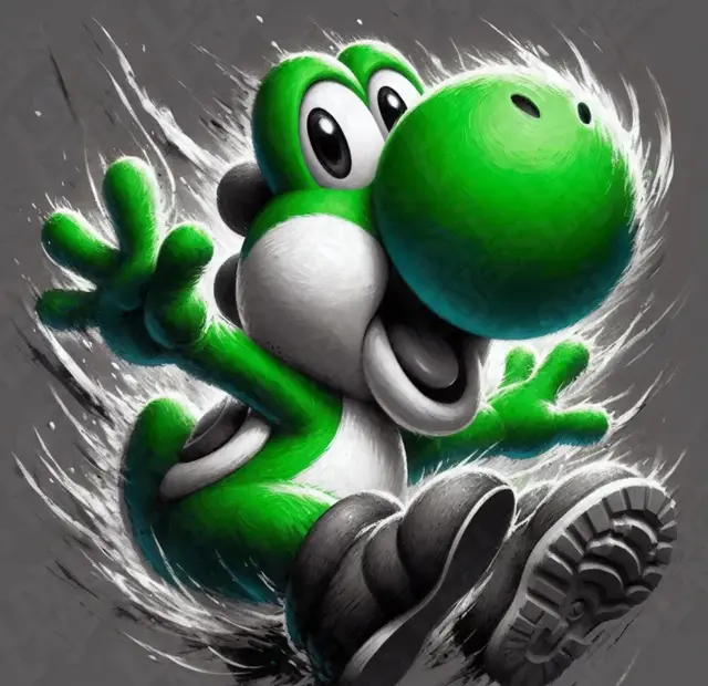 HueForge model: Yoshi Hueforge by LoFi Layers