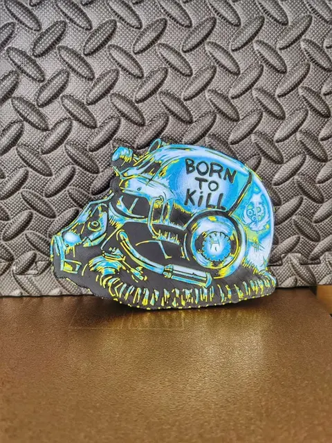 HueForge model: Fallout helmet hueforge by KO Additive Labo