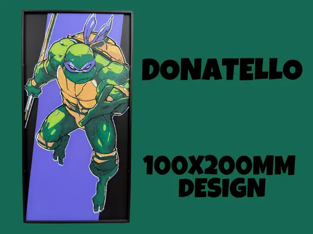 HueForge model: Donatello - Teenage Mutant Ninja Turtle by Canadian Gamer