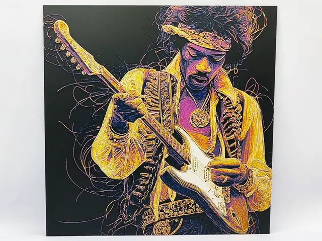 HueForge model: Trippy Hendrix - Hueforge by Sarge