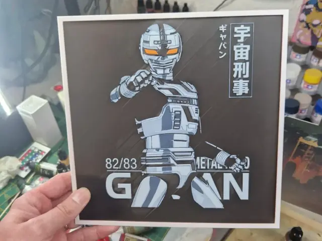 HueForge model: Space Sheriff Gavan Hueforge by Dakiren