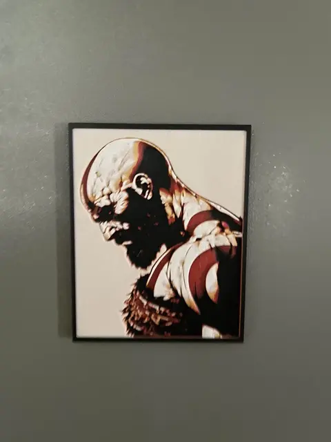 HueForge model: Mini Kratos by Cloudy Nostalgia