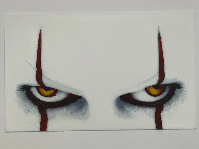 HueForge model: It - eyes of the clown  - hueforge by Altf4-Formation