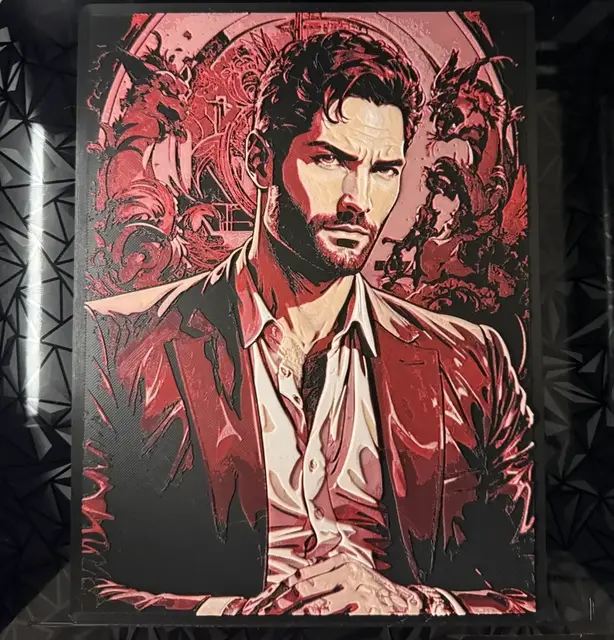 HueForge model: Lucifer - Hueforge Print by cyanidesugar