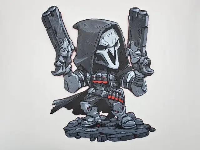 HueForge model: Reaper Chibi Overwatch by Kactus Fpv