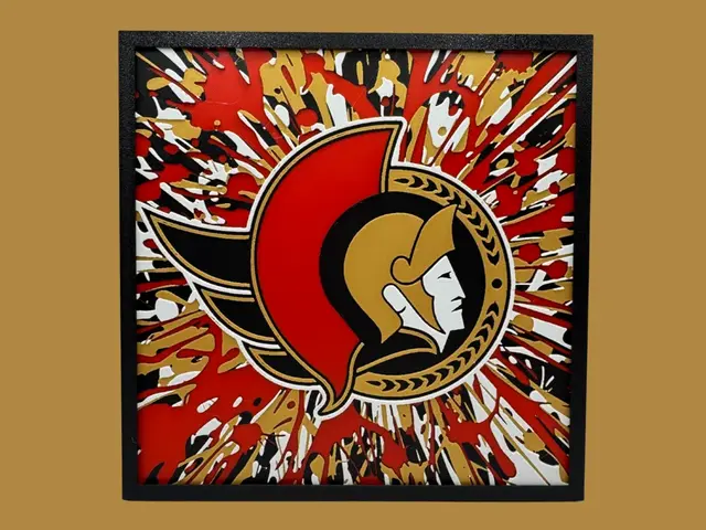 HueForge model: Ottawa Senators - NHL Series 2 by Canadian Gamer