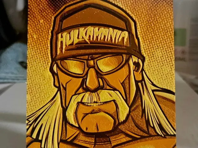 HueForge model: Hulk Hogan by Mano's 3d_Art