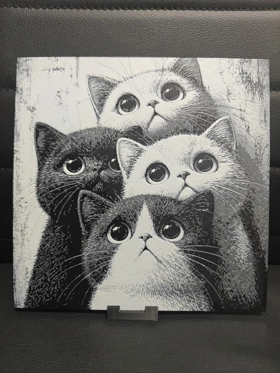 Lovely Cats by TheHueforgeLady HueForge model: Lovely Cats by TheHueforgeLady