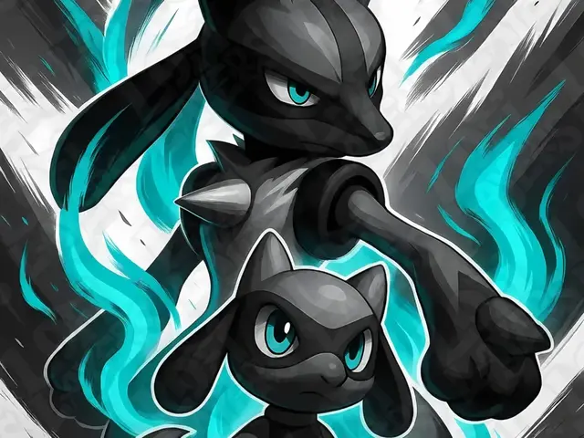 HueForge model: Riolu & Lucario Evolution Hueforge by LoFi Layers