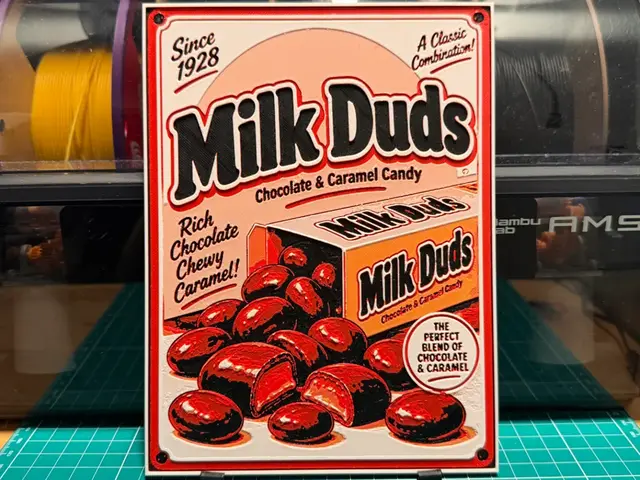 HueForge model: Milk Duds Poster by liv_3d