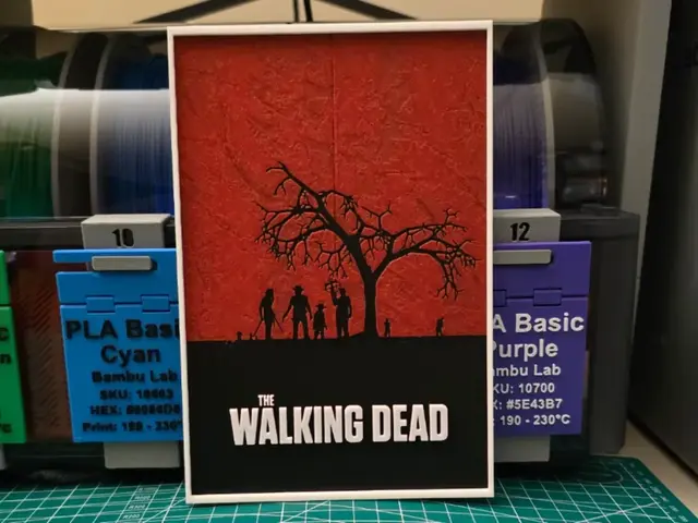 The Walking Dead Poster - Hueforge Art