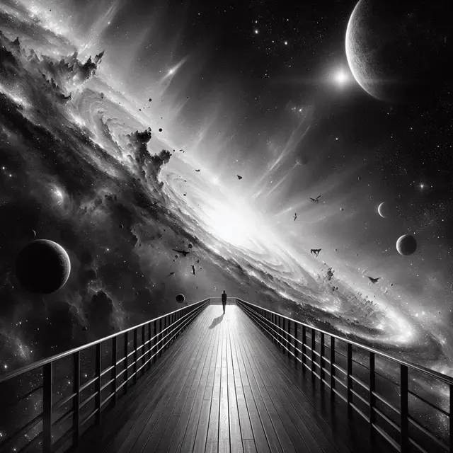 HueForge model: Space Walkway Hueforge by RP47 Designs
