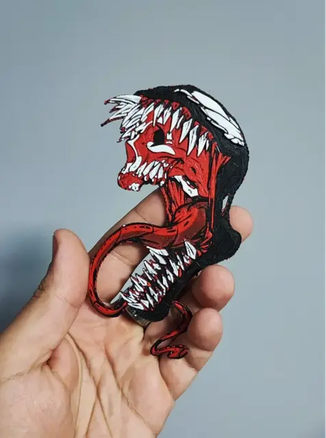 HueForge model: Venom Sticker by Garuda3D