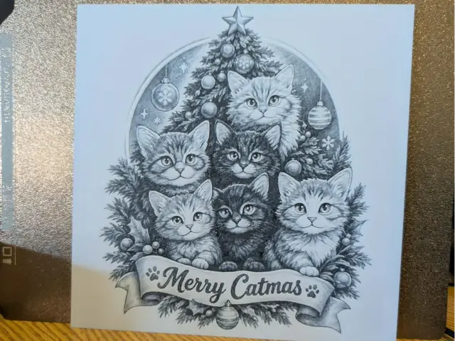 HueForge model: Merry Catmas - Hueforge by 3dGlow
