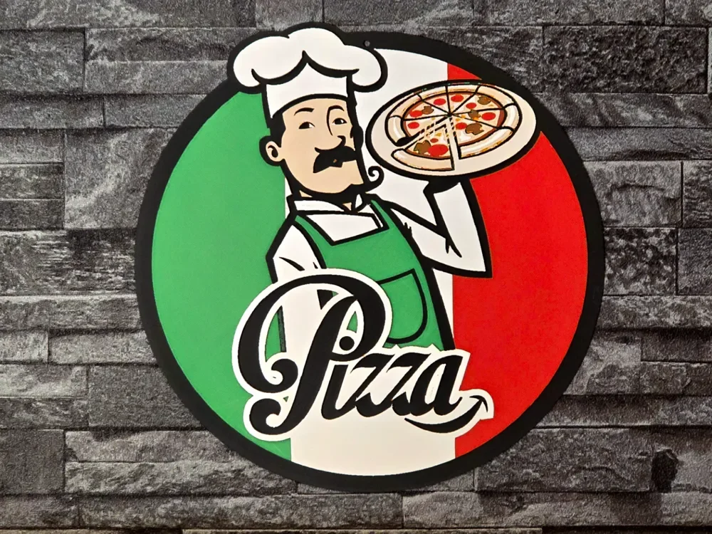 Hueforge Pizza Italia by StefBull85 HueForge model: Hueforge Pizza Italia by StefBull85