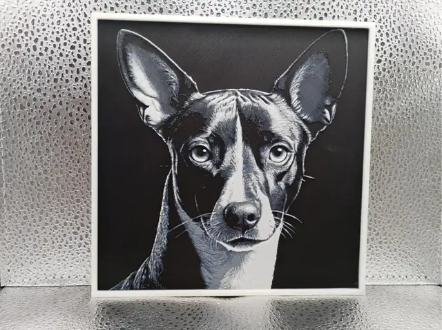 HueForge model: Basenji – Hueforge by Borishotch Industries
