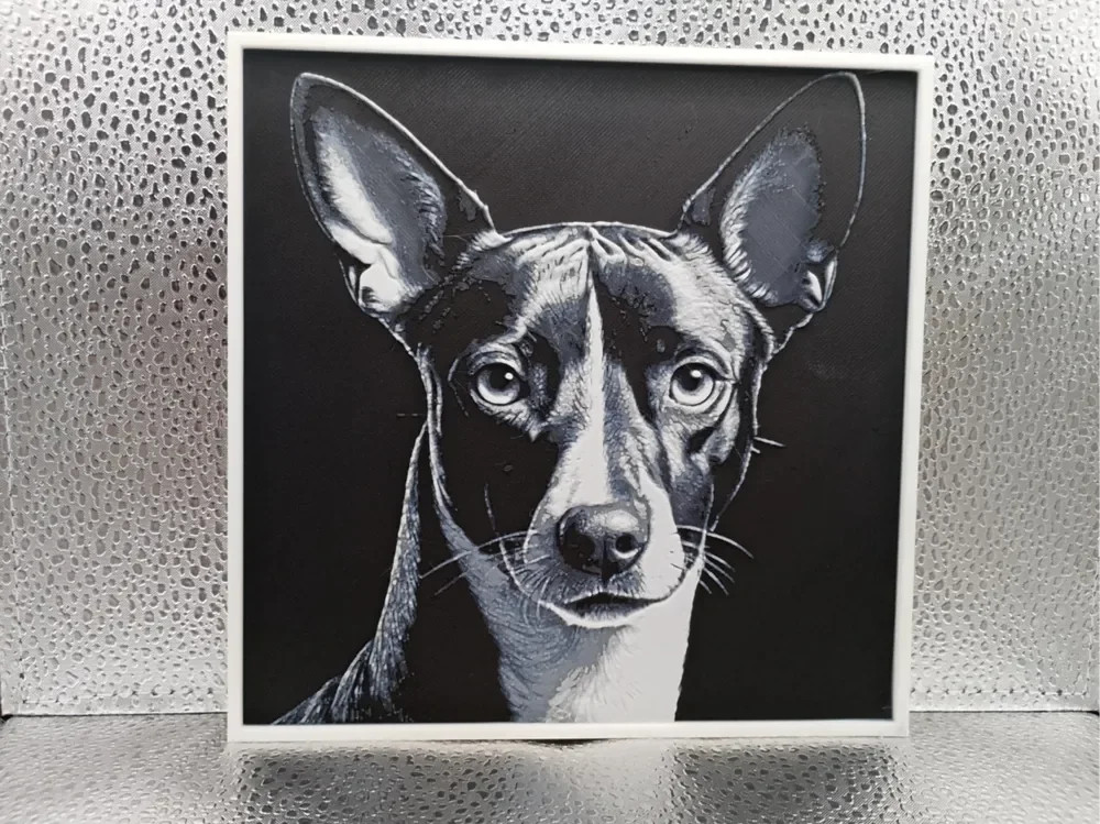Basenji – Hueforge by Borishotch Industries HueForge model: Basenji – Hueforge by Borishotch Industries