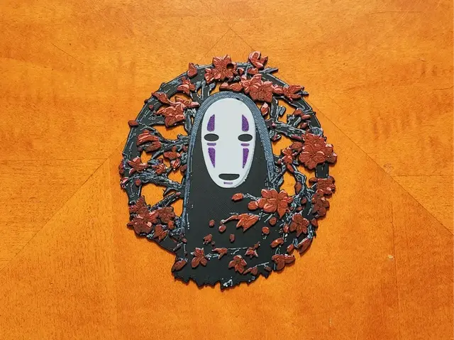 HueForge model: No-Face Kaonashi Christmas Decoration / Ornament by Sarge