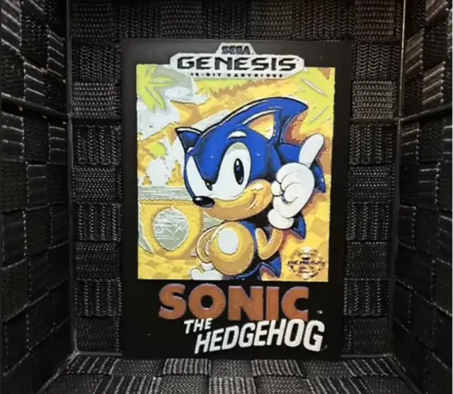 HueForge model: Hueforge Game Poster - Sonic The Hedgehog - by JoDau