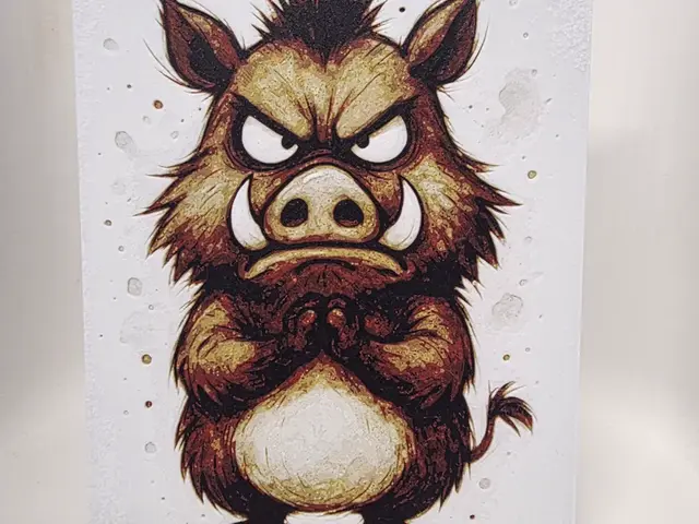 HueForge model: Angry Boar Hueforge by Morganja