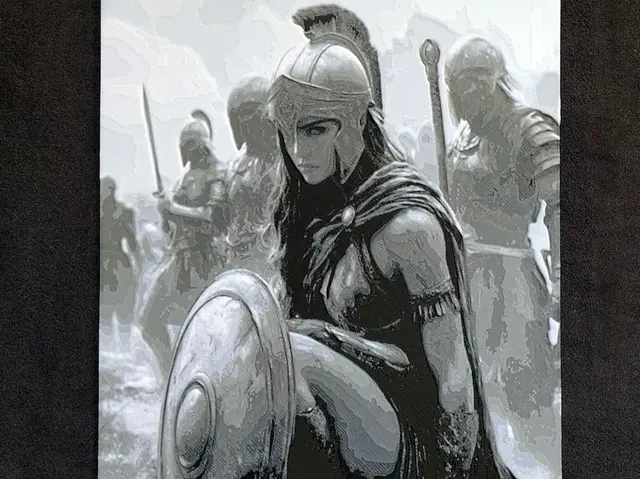 HueForge model: Warrioress HueForge by fD.667