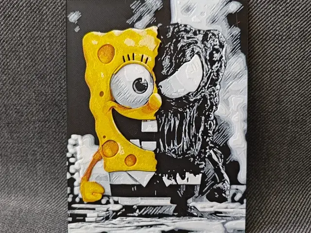 HueForge model: SpongeBob Hueforge by Litolunar
