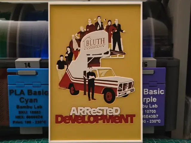 HueForge model: Arrested Development Poster - Hueforge Art by Lumpy3D