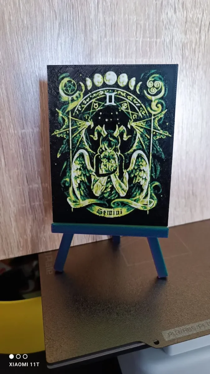 zodiac signs (gemini) hueforge by KO Additive Labo HueForge model: zodiac signs (gemini) hueforge by KO Additive Labo