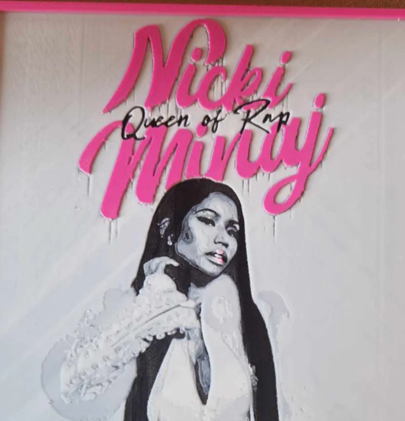 Nicki Minaj Rose Hueforge by Dakiren HueForge model: Nicki Minaj Rose Hueforge by Dakiren