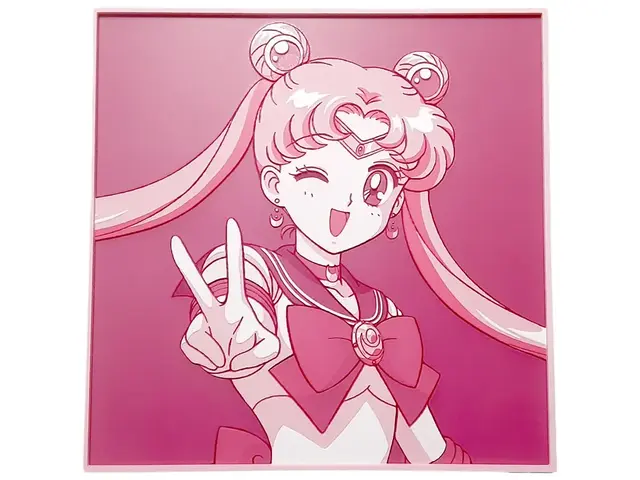 HueForge model: Sailor Moon Peace Sign Hueforge Anime Manga Decor by Elsie Moonshadow