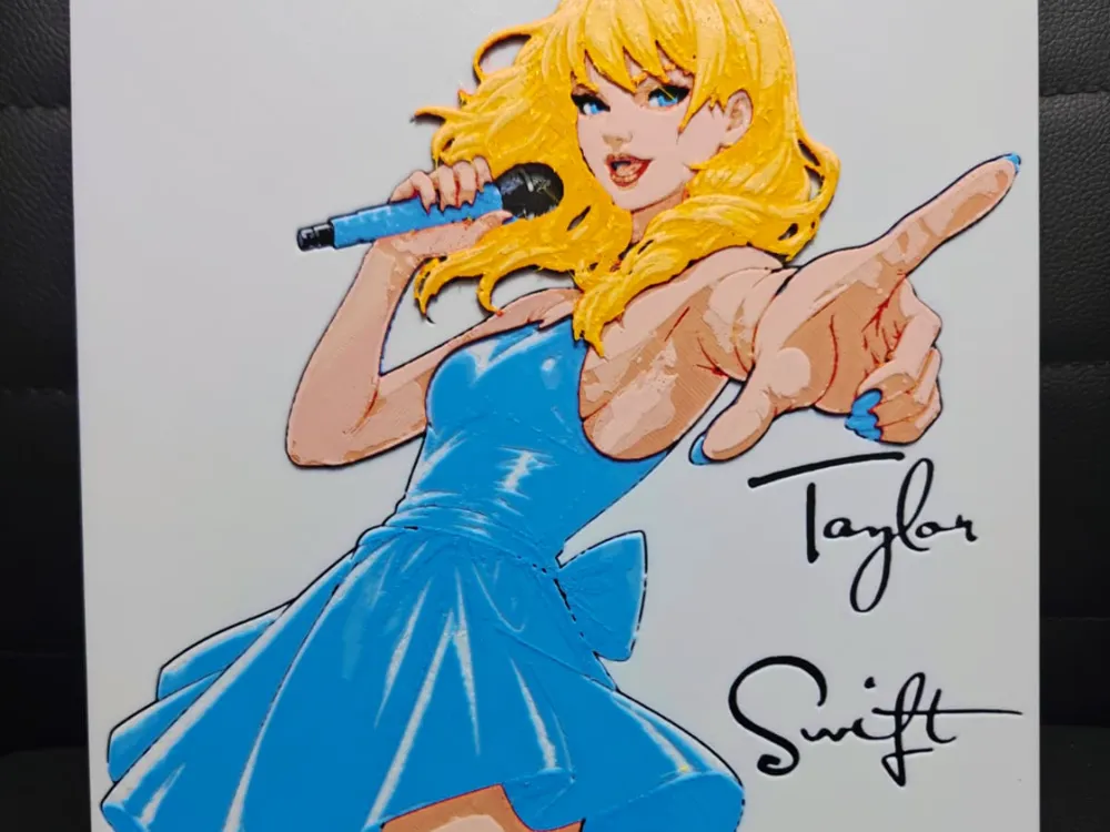 Taylor Swift by TheHueforgeLady HueForge model: Taylor Swift by TheHueforgeLady